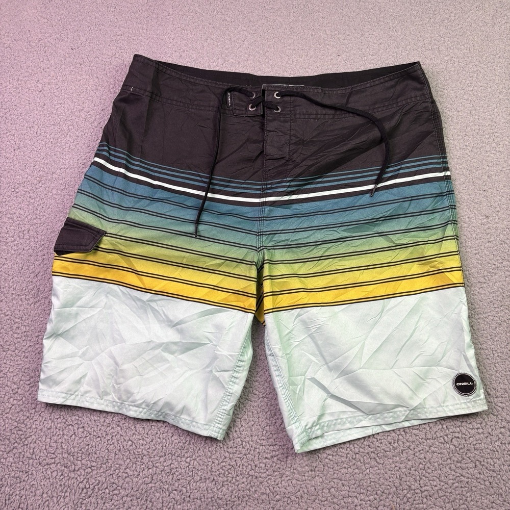 O'neil Board Shorts Mens 36 Lennox Cargo Surf Swim Travel Beach Vacation